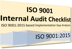 iso 9001 2015 internal audit checklist xls